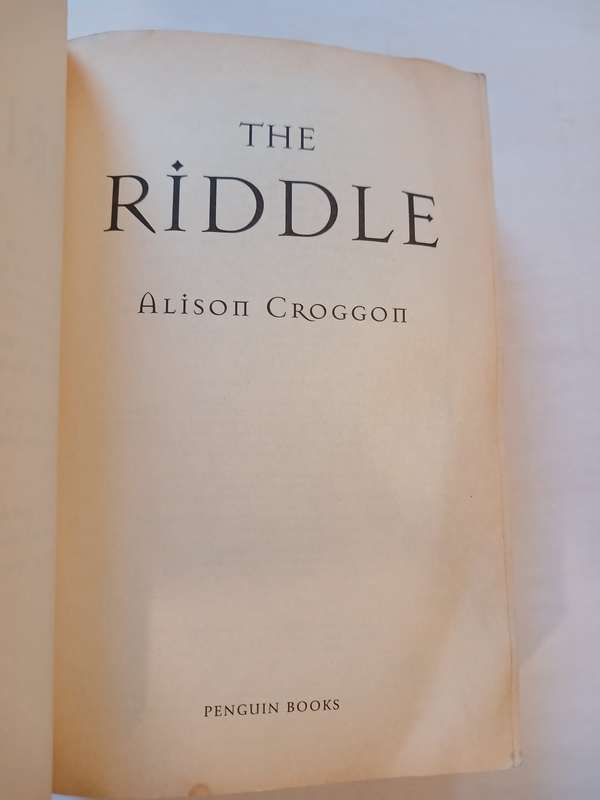 The Riddle, The Second Book of Pellinor by Alison Croggon