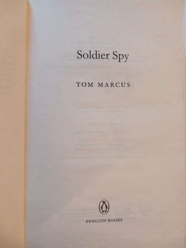 Soldier Spy by Tom Marcus