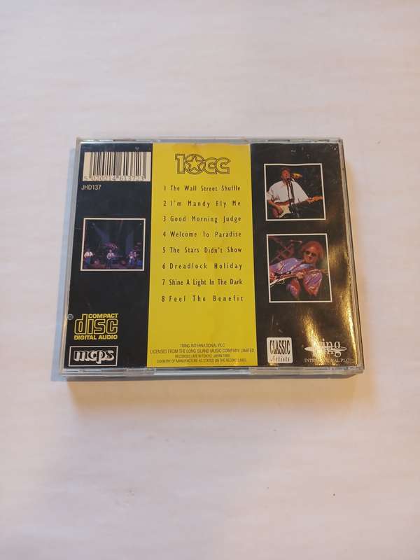 10CC, Live in Concert Volume One CD, UK