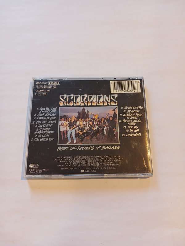 Scorpions, Best of Rockers n' Ballads CD, Germany
