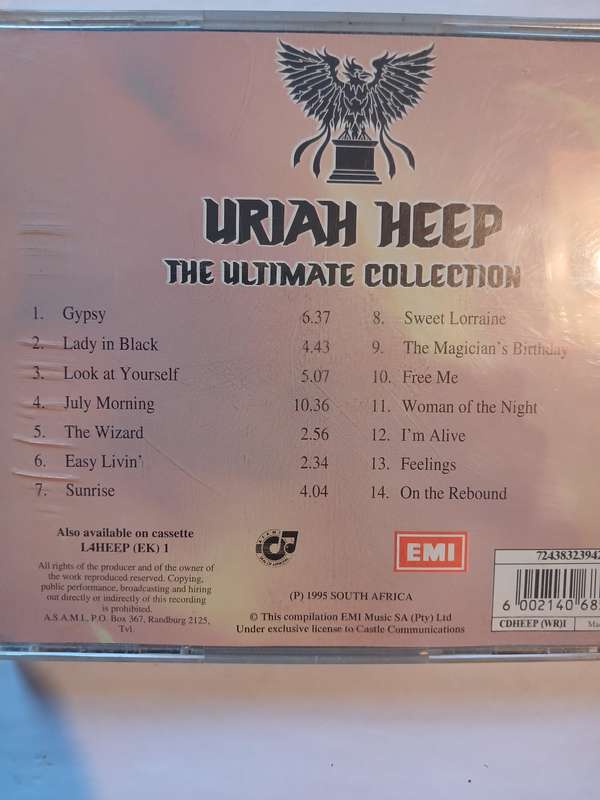 Uriah Heep, Platinum, The Ultimate Collection CD