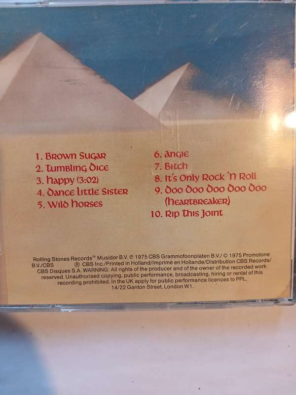 Rolling Stones, Made in the Shade CD, Europe