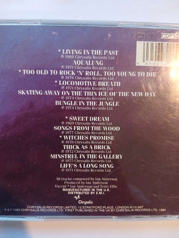 Jethro Tull, Original Masters CD, UK