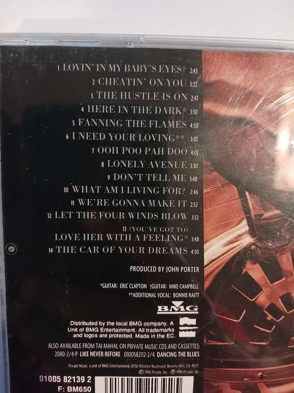Taj Mahal, Phantom Blues CD, US