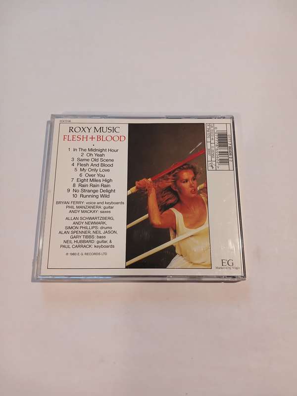 Roxy Music, Flesh + Blood CD, UK
