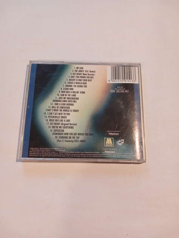 Temptations, Motown's Greatest Hits CD