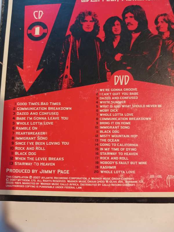 Led Zeppelin, Mothership, 2 x CD and DVD