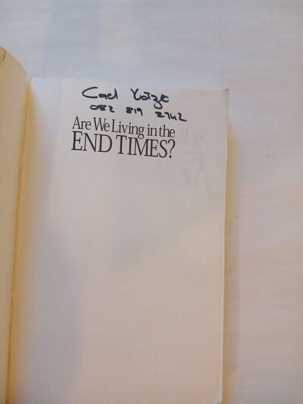 Are We Living in the End Times by Tim Lahaye & Jerry B. Jenkins