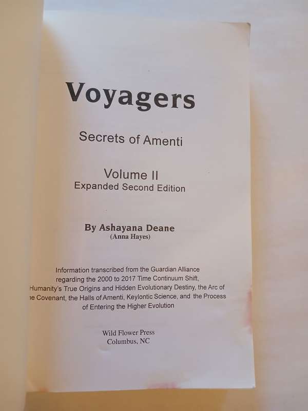 Voyagers, The Secrets of Amenti Volume II by Ashayana Deane