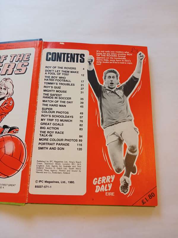 Roy of the Rovers Annual 1981