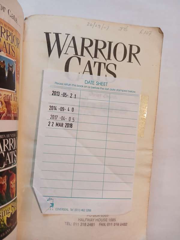 Warrior Cats, Rising Storm by Erin Hunter