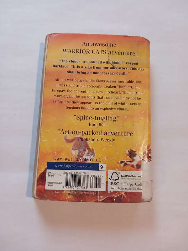Warrior Cats, Fire and Ice by Erin Hunter