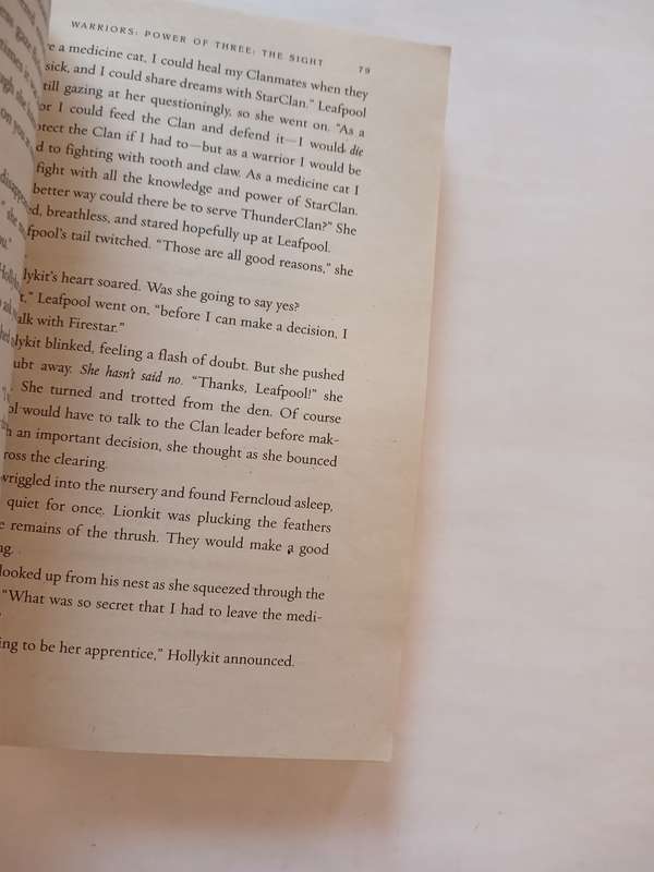 Warriors, Power of Three, The Sight by Erin Hunter