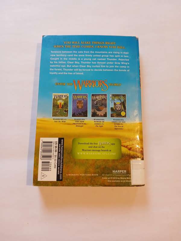 Warriors, Dawn of the Clans, Thunder Rising Erin Hunter