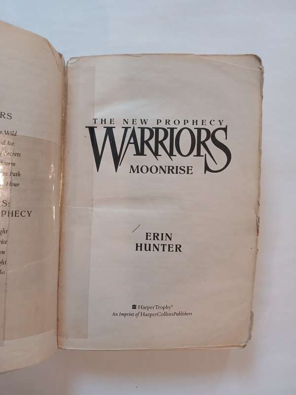 Warriors, The New Prophecy, Moonrise by Erin Hunter