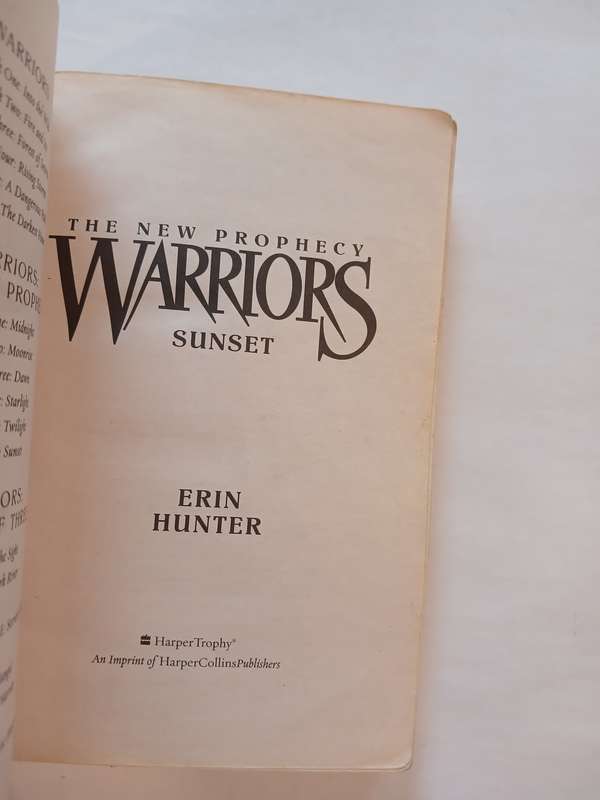 Warriors, The New Prophecy, Sunset by Erin Hunter