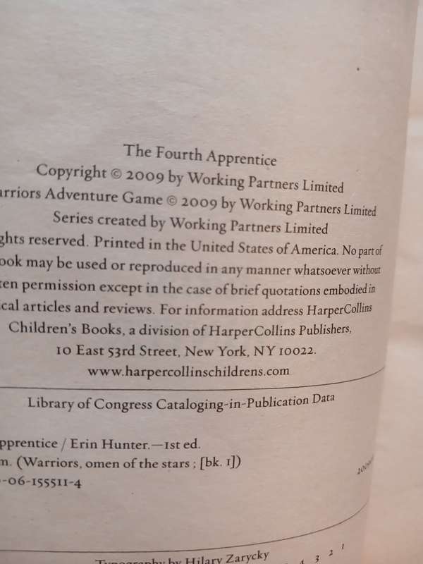 Warriors, Omen of the Stars, The Fourth Apprentice by Erin Hunter