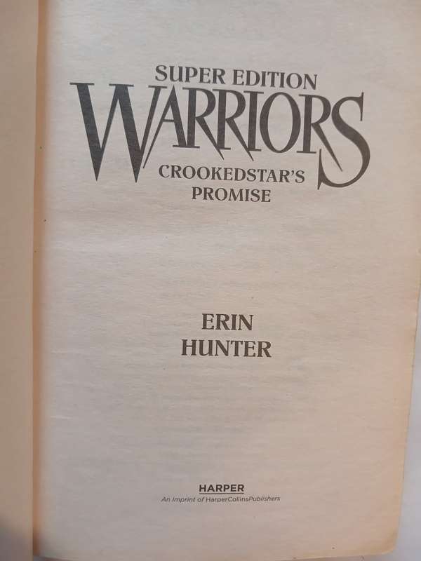 Warriors, Crookedstar's Promise, Super Edition by Erin Hunter