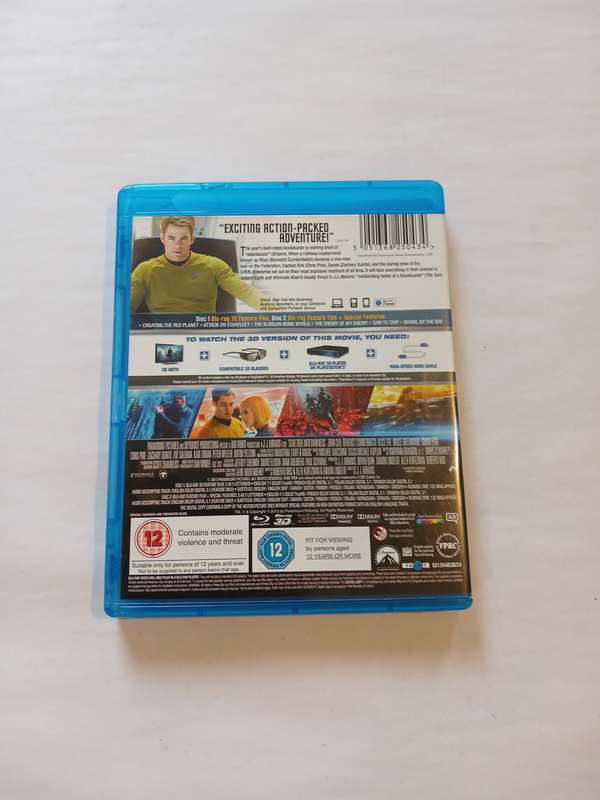 Star Trek, Into Darkness Blu-ray 3D