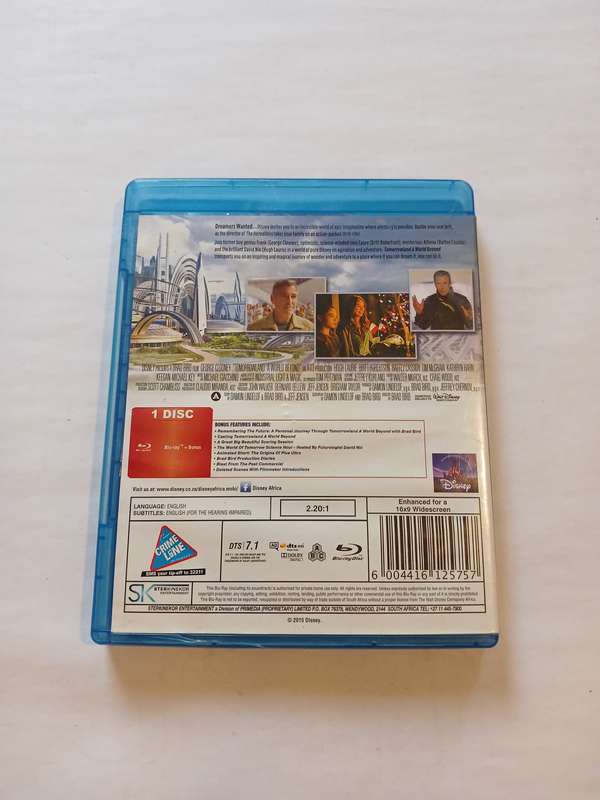 Tomorrowland, A World Beyond Blu-ray