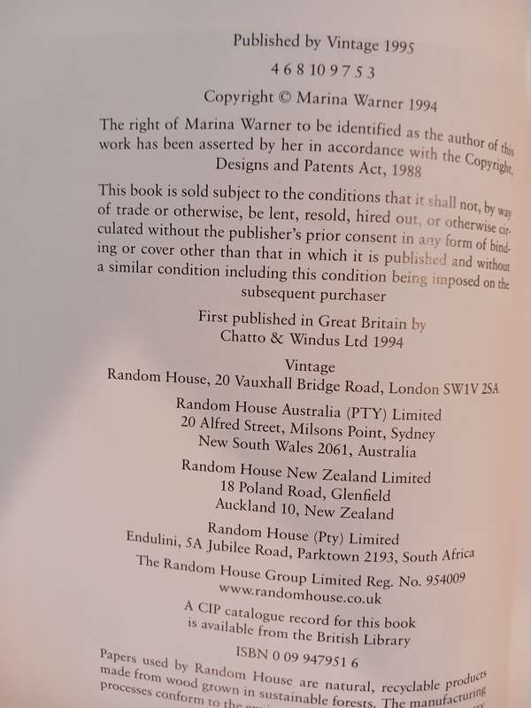 From the Beast to the Blonde, On Fairy Tales and their Tellers by Marina Warner