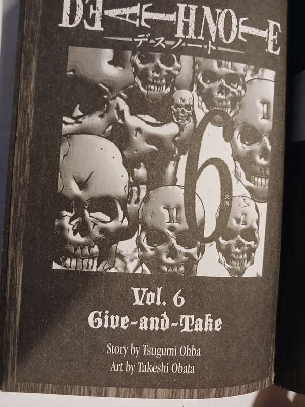 Death Note, Vol. 6, Give-and-Take, Tsugumi Ohba/Takeshi Obata