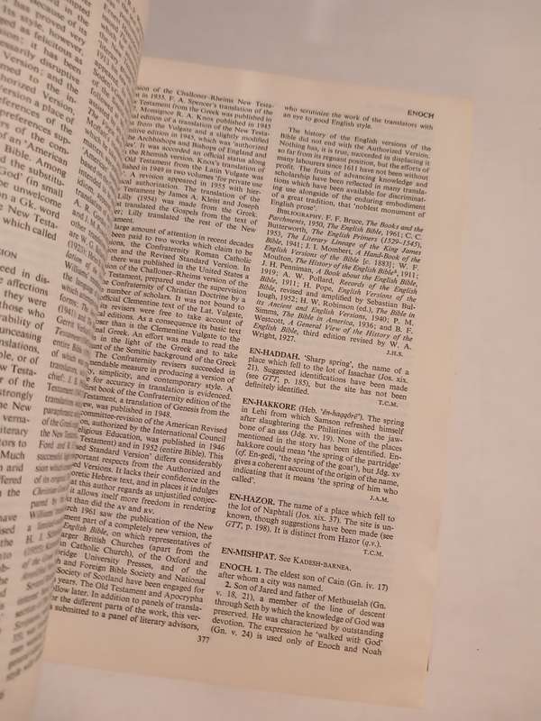 The New Bible Dictionary, Organising Editor J.D. Douglas