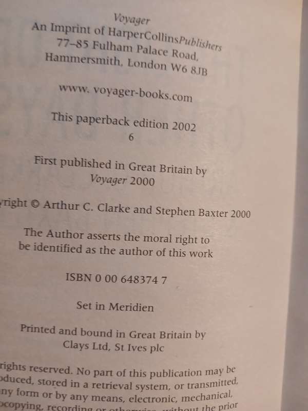 The Light of Other Days by Arthur C. Clarke & Stephen Baxter