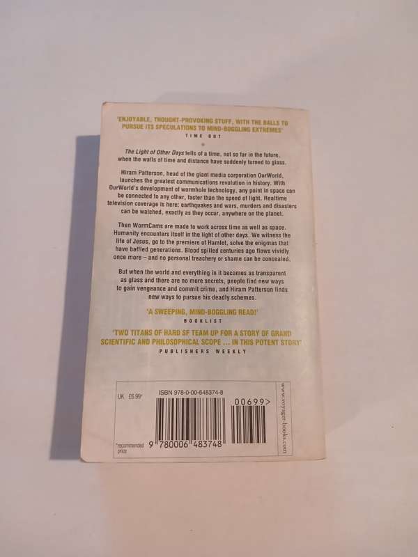 The Light of Other Days by Arthur C. Clarke & Stephen Baxter