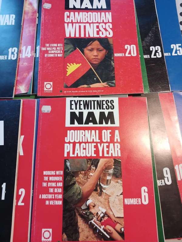 Eyewitness Nam, 23 Magazines, Number 1 - 18, 20 - 23 & 25
