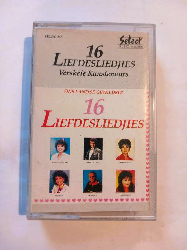 16 Liefdesliedjies, Verskei Kunstenaars Cassette