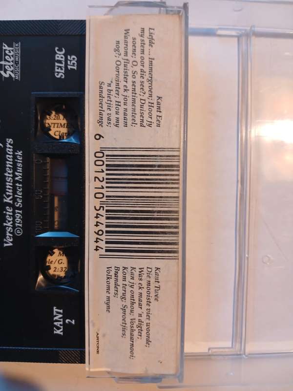 16 Liefdesliedjies, Verskei Kunstenaars Cassette