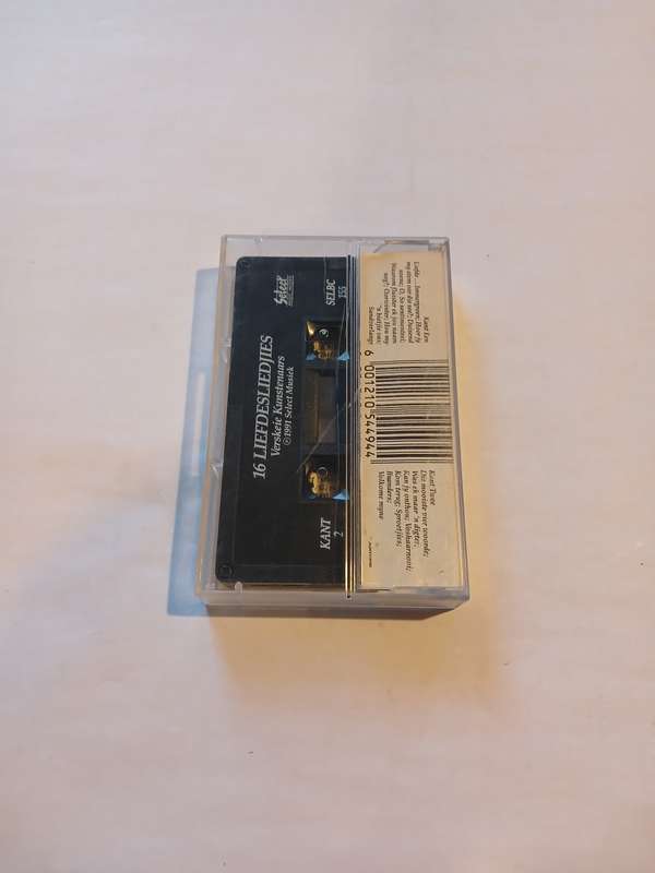 16 Liefdesliedjies, Verskei Kunstenaars Cassette