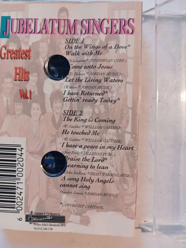 Jubelatum Singers Greatest Hits Vol. 1 Cassette