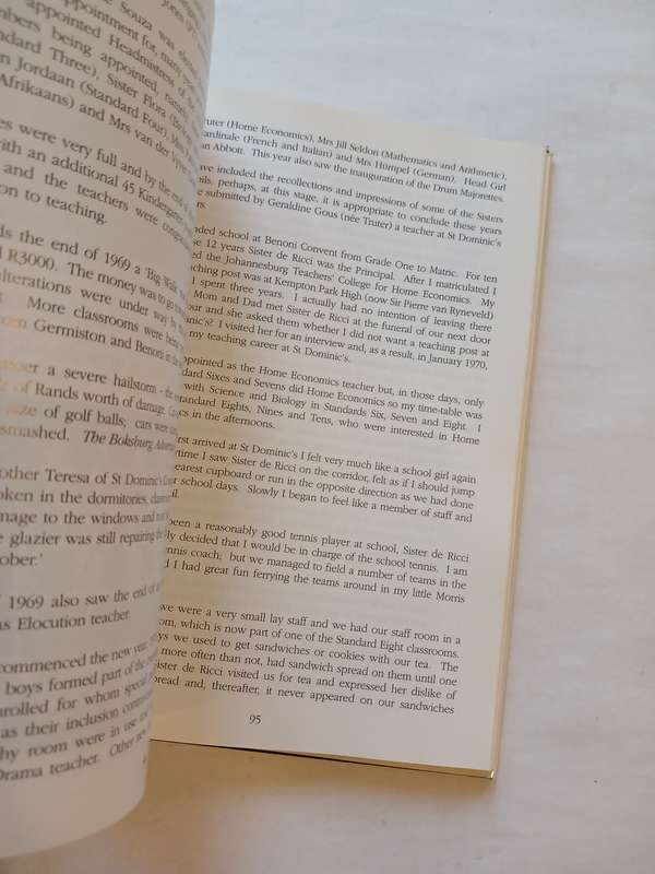 The Life of St Dominic's Convent Boksburg written and compiled by Shirley Fraihs