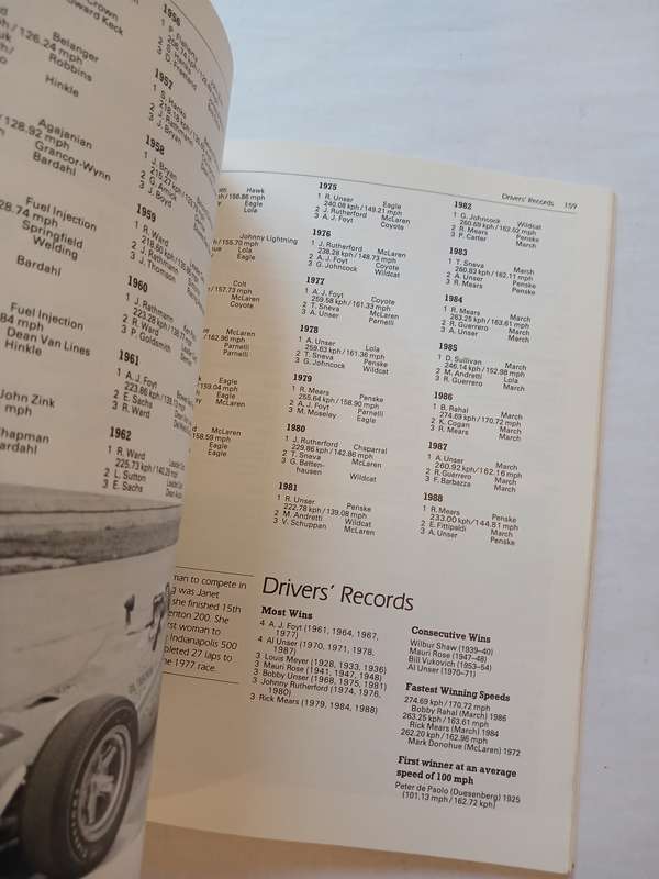 Motor Racing, Records, Facts and Champions by Ian Morrison, Guinness Books