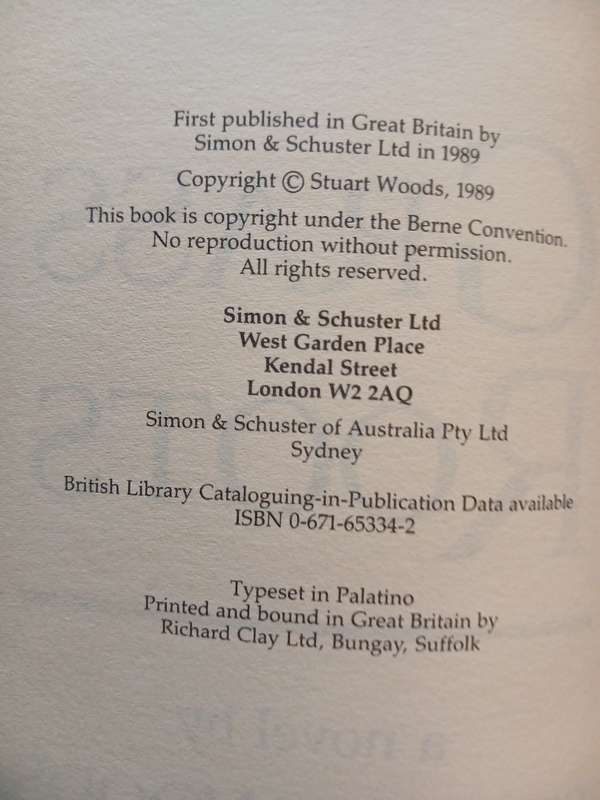 Grass Roots by Stuart Woods, First Edition