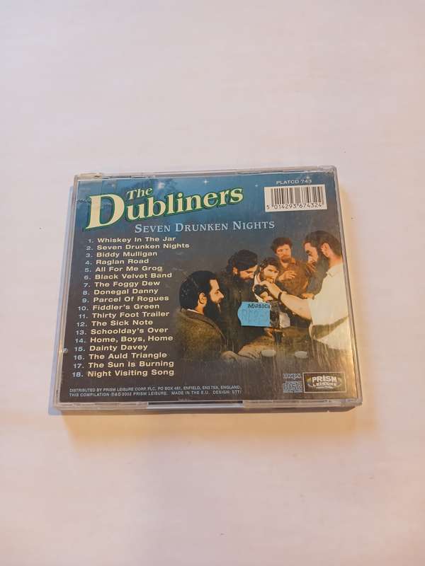 The Dubliners, Seven Drunken Nights CD, Europe