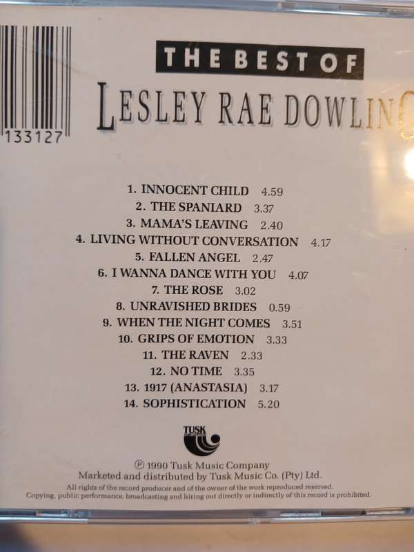 Lesley Rae Dowling, The Best Of CD