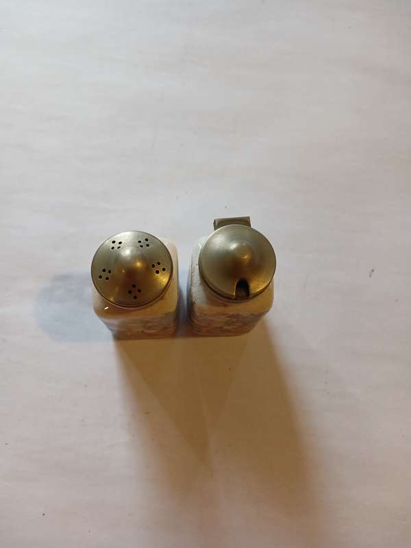 Salt and Pepper Shakers, Made in England, EPNS