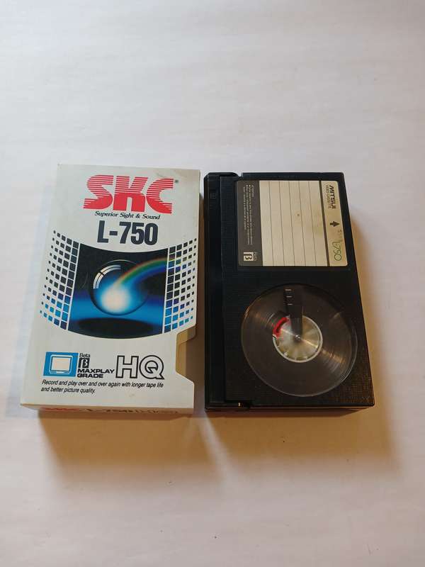 Betamax Video Cassette Tape, Mitsui L-750