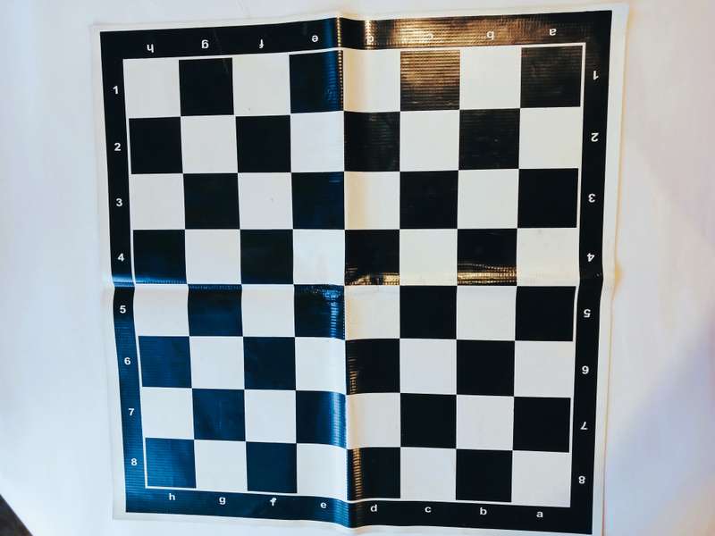 Chess Set with 50cm Silicone Foldable Mat