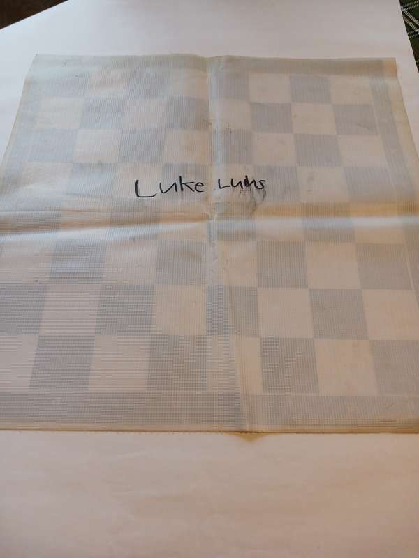 Chess Mat, Silicone, Blue 50 x 50cm