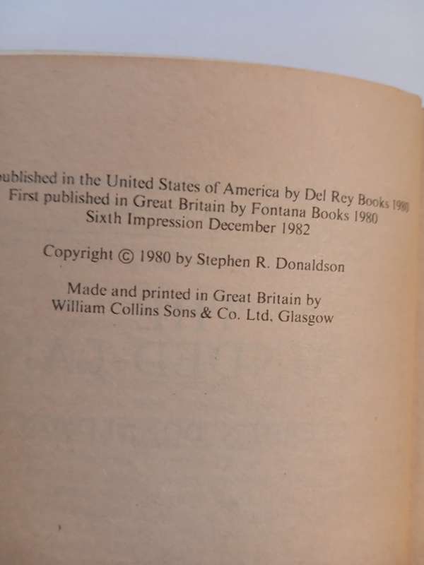 The Wounded Land, The Second Chronicles of Thomas Covenant by Stephen Donaldson