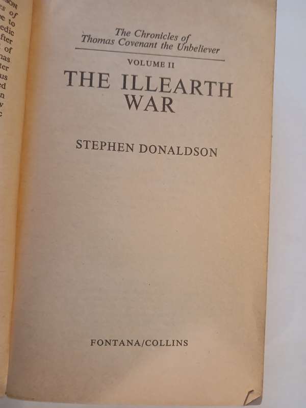 The Illearth War by Stephen Donaldson