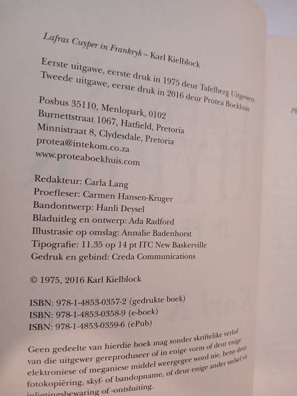 Lafras Cuyper in Frankryk by Karl Kielblock