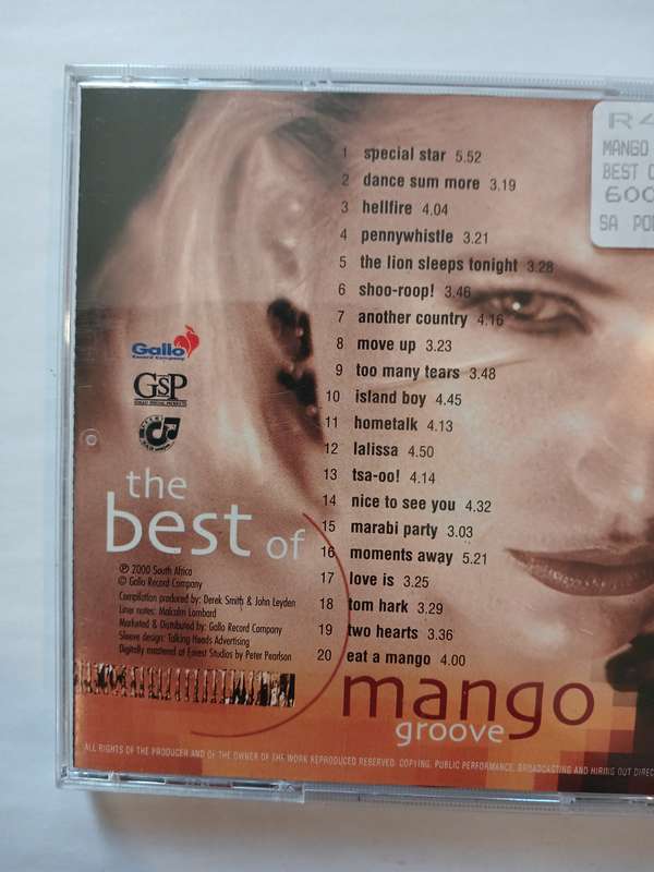Mango Groove, The Best Of CD