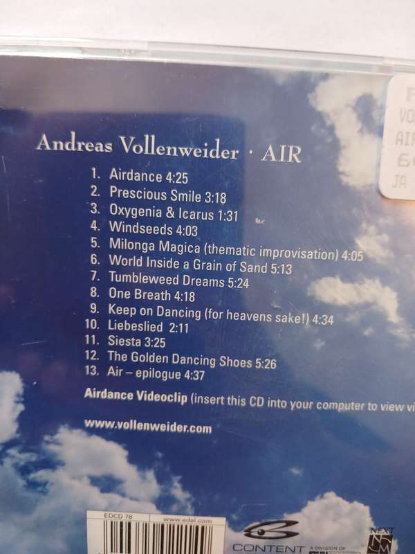 Andreas Vollenweider, Air CD