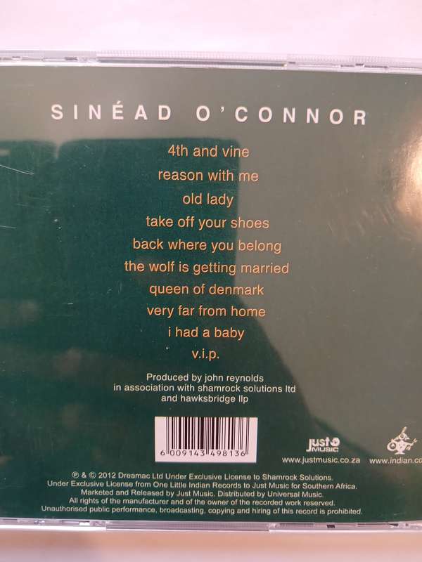 Sinead O'Connor, How About I Be Me and you be you CD