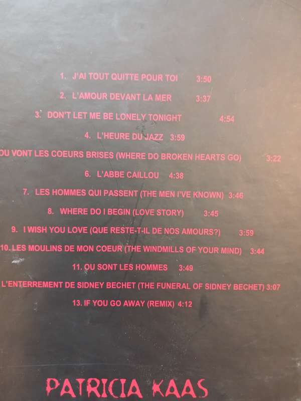 High Society, Patricia Kaas CD